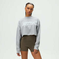 Kith Women Jasper Swift Long Sleeve - Cool Heather Grey