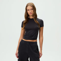 Kith Women Mulberry IV Cupro Tee - Black