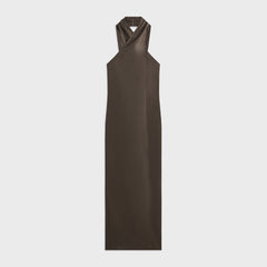 Giorgio Armani & Kith Women Silk Wrap Halter Cover Up - Kindling