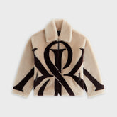 Kith Women Waylon II Shearling Crest Jacket - Waffle