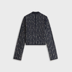Lisa for Kith Women Deion Studded Denim Jacket - Black