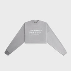 Kith Women Jasper Swift Long Sleeve - Cool Heather Grey