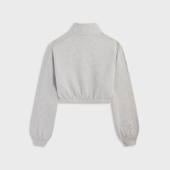 Kith Women Blair Quarter Zip - Cool Heather Grey
