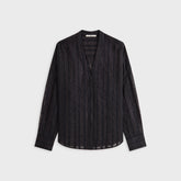 Kith Women Carmyn Sheer Cardigan Shirt - Black