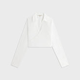 Kith Women Kairi Poplin Wrap Shirt - White
