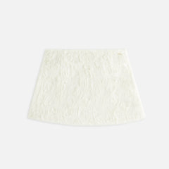 Kith Women Ashtyn Cowlick Fur Mini Skirt - Sandrift