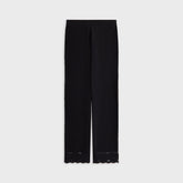 Lisa for Kith Women Elise Lace Low Rise Pant - Black