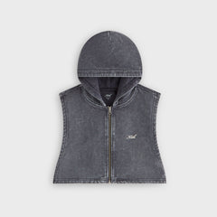 Kith Women Tanner Washed Hooded Dickey - Black