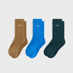Kith Women Autograph 3-Pack Classic Crew Socks - Multi
