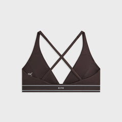 Kith Women Cay Plunge Active Bra - Kindling
