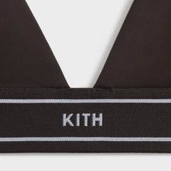 Kith Women Cay Plunge Active Bra - Kindling