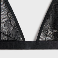 Lisa for Kith Women Floral Lace Intimates Set - Black