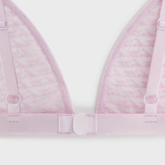 Kith Women Mesh Triangle Bralette Set - Camelia