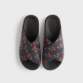 Kith Women Cherry Criss Cross Slides - Black
