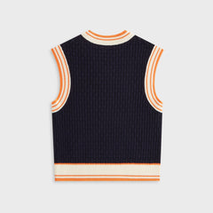 Kith Women Harter Basketweave Sweater Vest - Ink