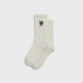 Kith Ivy for Wilson Logo Crew Socks - Gray Heather