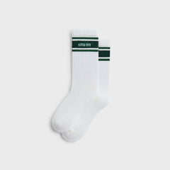Kith Ivy for Wilson Stripe Logo Crew Socks - White