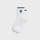 Kith Ivy for Wilson Quarter Top Socks - White / Port Royal