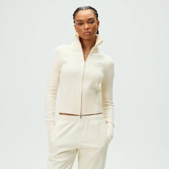 Kith Women Ina II Sweater Track Zip - Sandrift