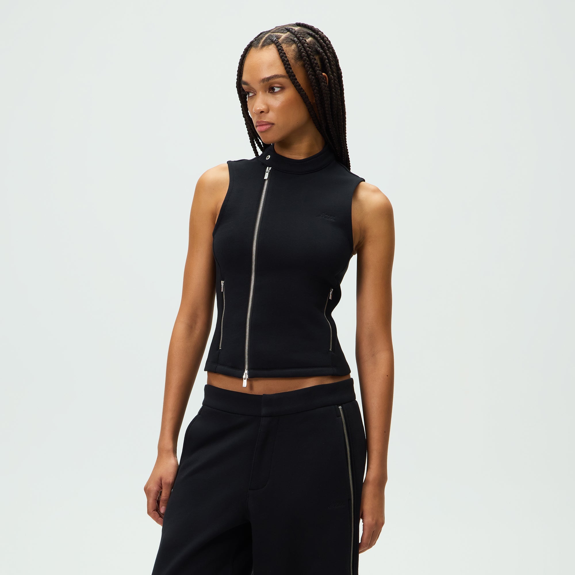 Kith Women Wrena Fleece Shell Tank - Black
