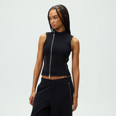 Kith Women Wrena Fleece Shell Tank - Black
