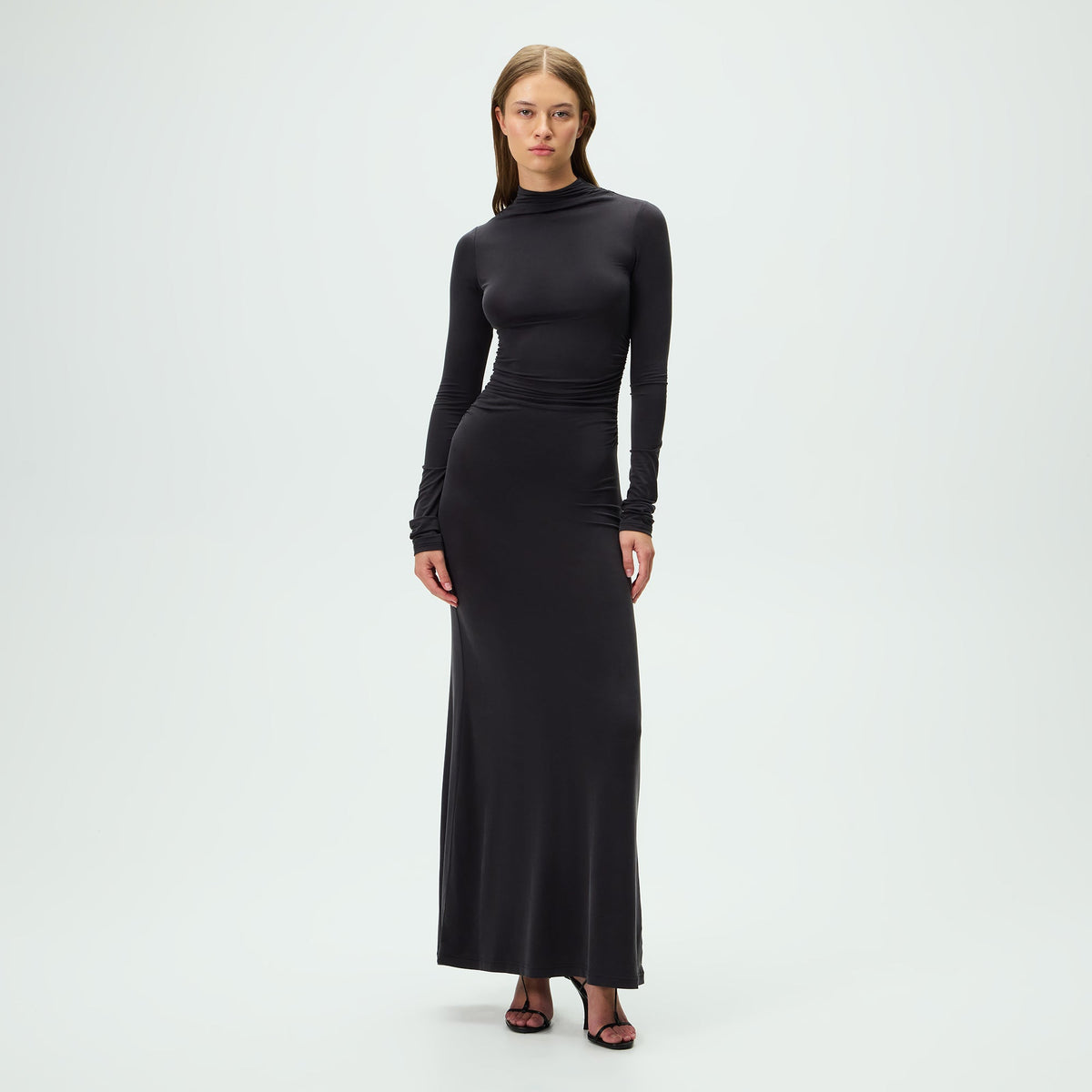 Kith Women Harin Cupro Maxi Dress - Black