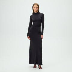 Kith Women Harin Cupro Maxi Dress - Black