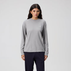 Kith Women Oversized Sonoma Sueded Long Sleeve - Statue