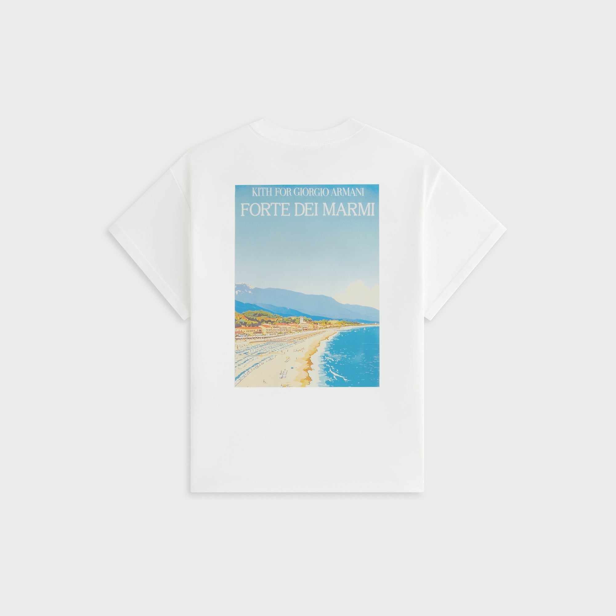 Giorgio Armani & Kith Women Forte Dei Marmi Mulberry Tee - White