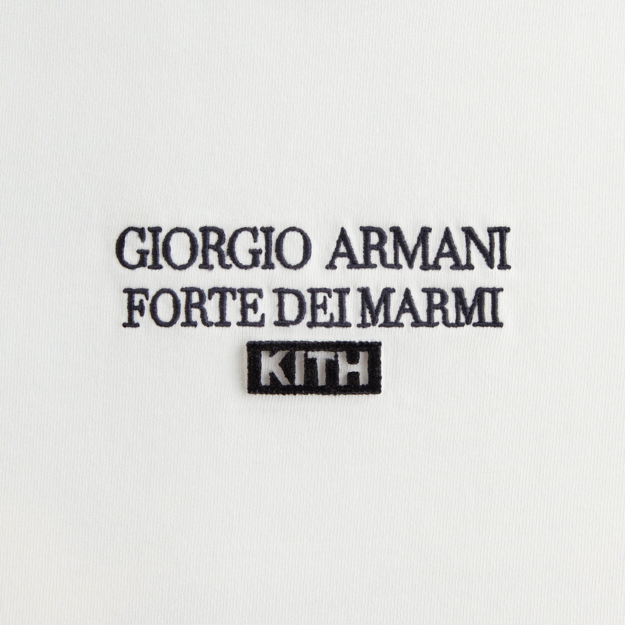 Giorgio Armani & Kith Women Forte Dei Marmi Mulberry Tee - White