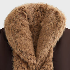 Kith Women Senna Faux Fur Reversible Bomber - Incognito