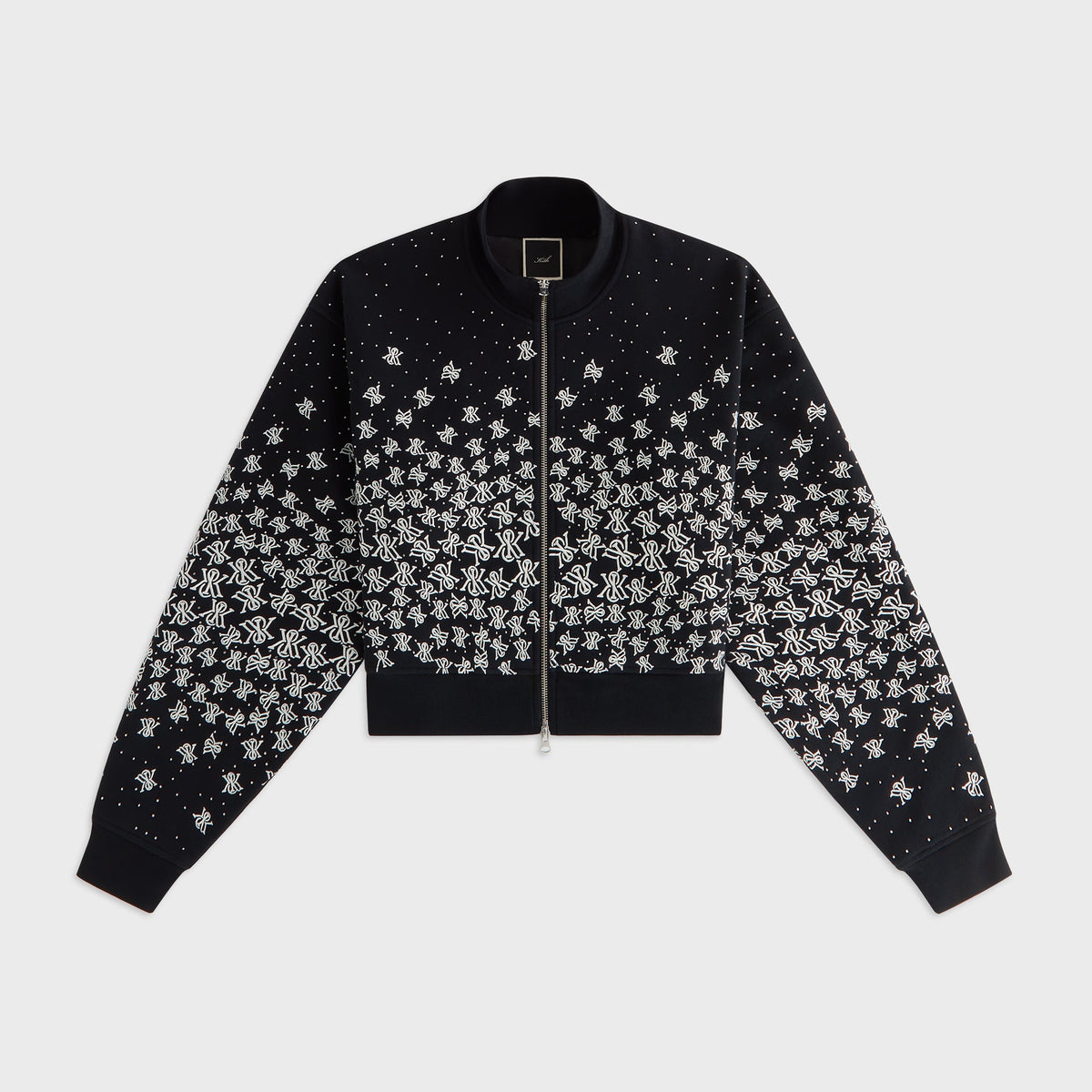 Kith Women Cropped Wyler Falling Crest Jacket - Black