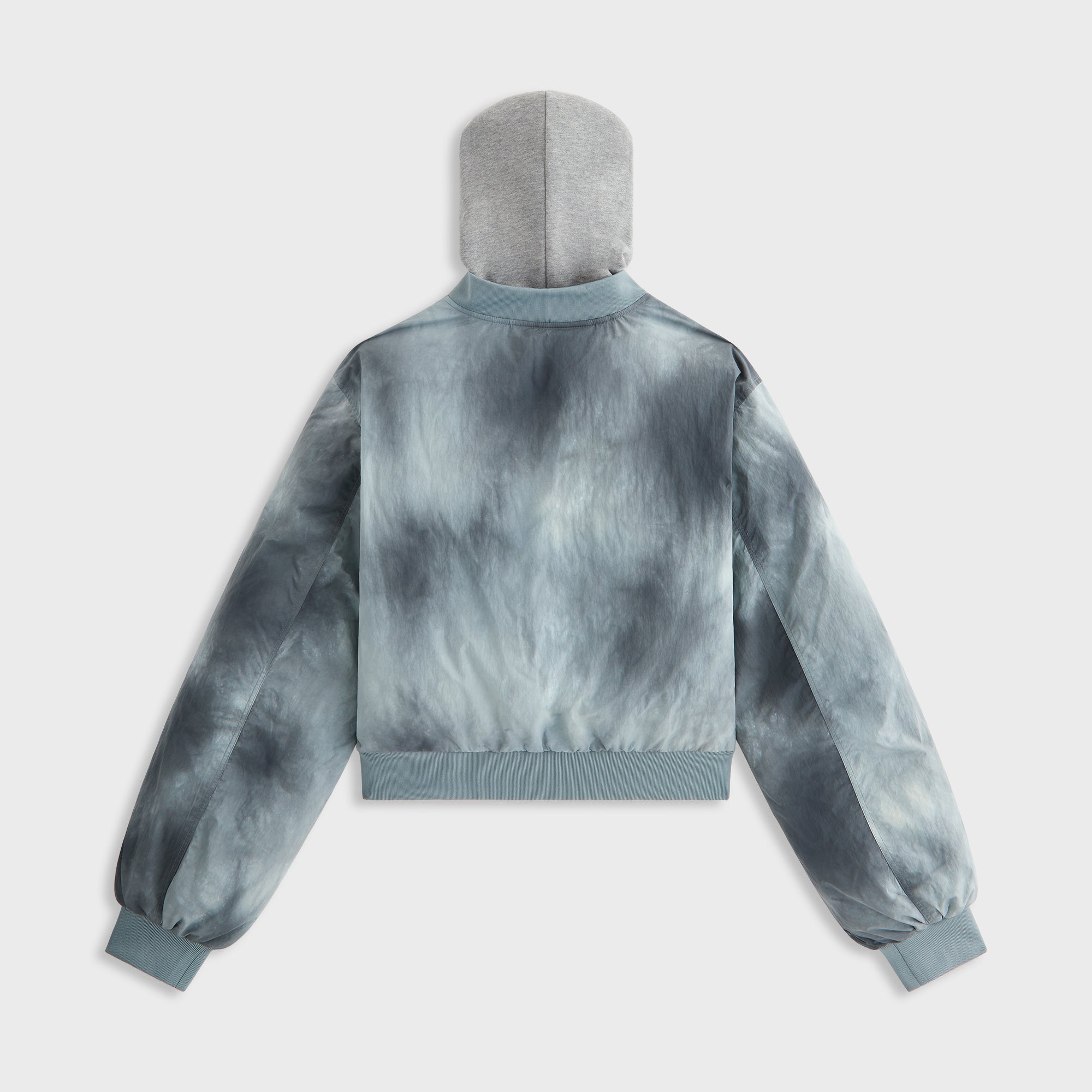 Kith Women Gorman II Washed Nylon Bomber Jacket - Concrete
