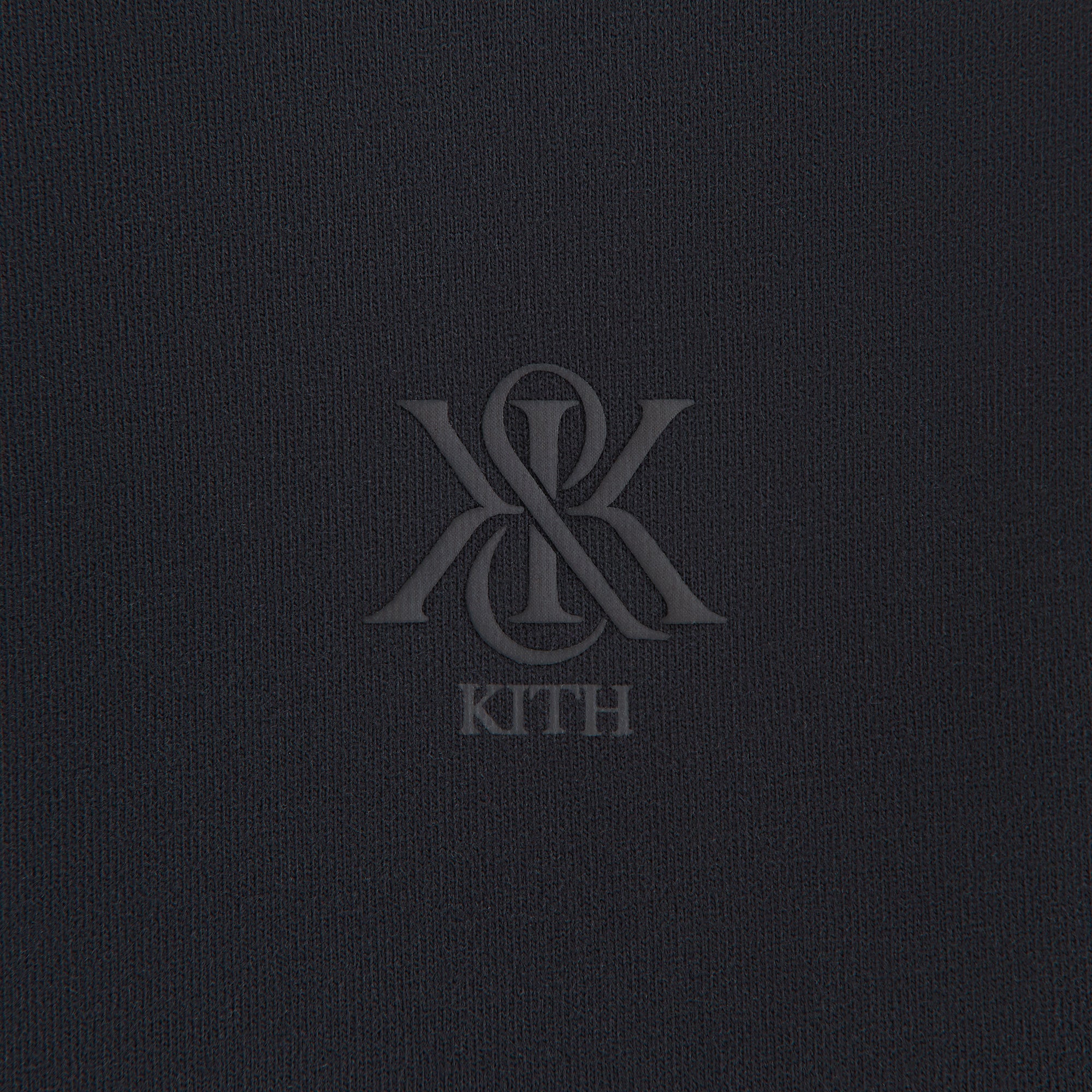 Kith Women Mockneck Vintage Sueded Tee - Black