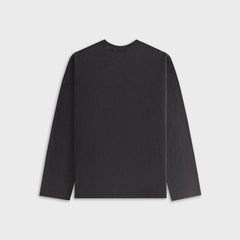 Kith Women Oversized Jay Sueded Long Sleeve - Black
