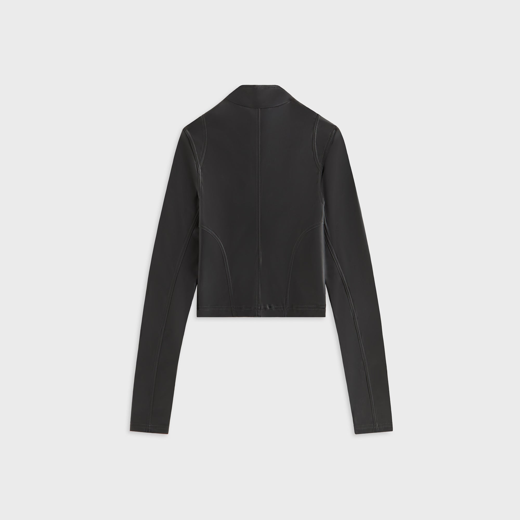 Kith Women Nita Faux Leather Zip Long Sleeve - Black