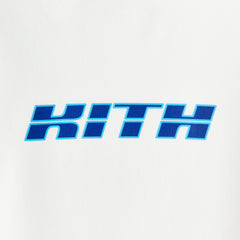 Kith Women Panel Logo Mulberry Vintage Tee - White
