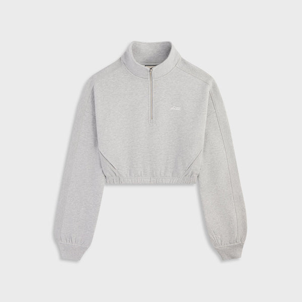 Kith Women Blair Quarter Zip - Cool Heather Grey