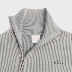 Kith Women Wyler III Asymmetrical Zip Sweater - Mist
