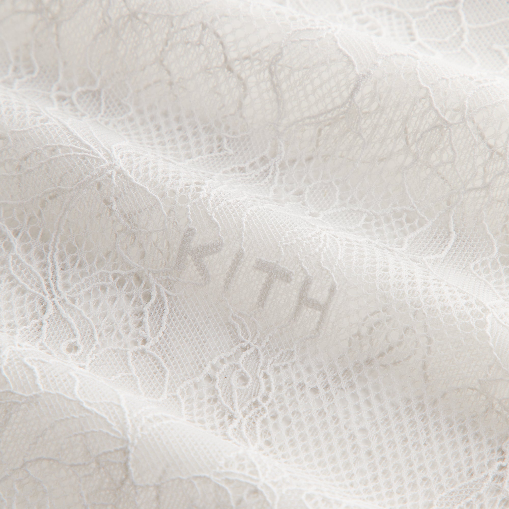 Lisa for Kith Women Piera Lace Long Sleeve Top - Tin