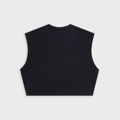 Lisa for Kith Women Carsyn Cropped Muscle Tank - Black
