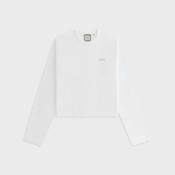 Kith Women Shrunken Jay Long Sleeve - White