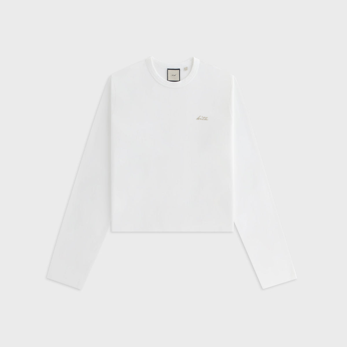 Kith Women Shrunken Jay Long Sleeve - White
