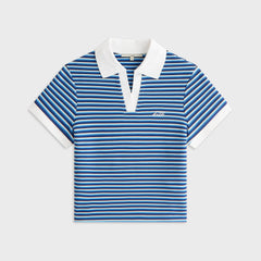 Kith Women Hedi Striped Polo - Nocturnal
