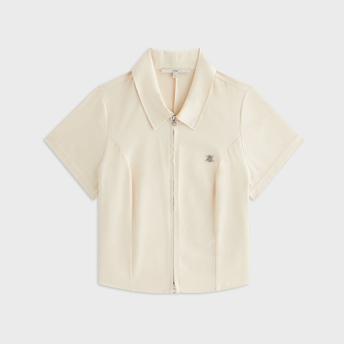 Kith Women Caela Zip Polo Shirt - Silk