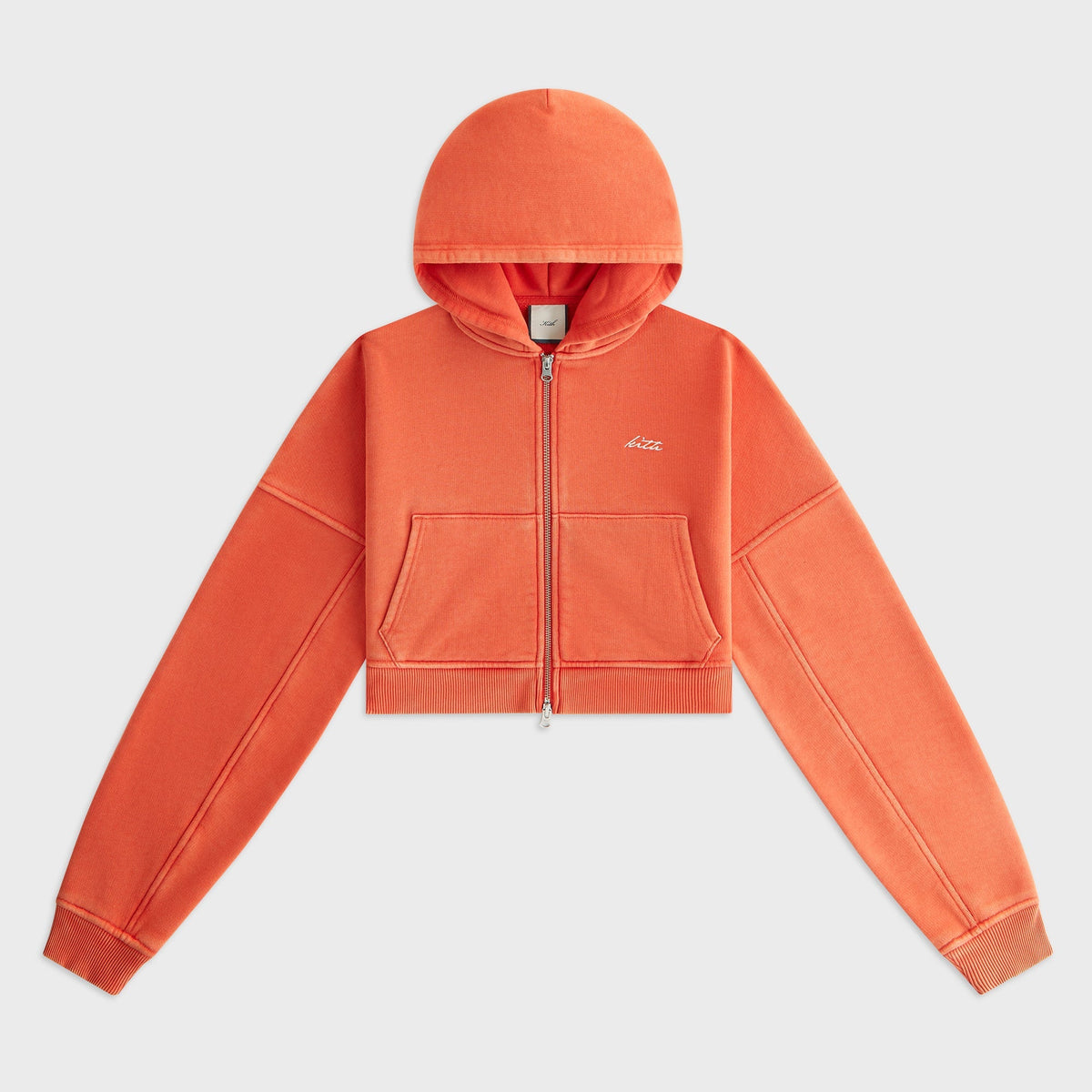 Kith Women Hendler Cropped Hoodie - Wildfire