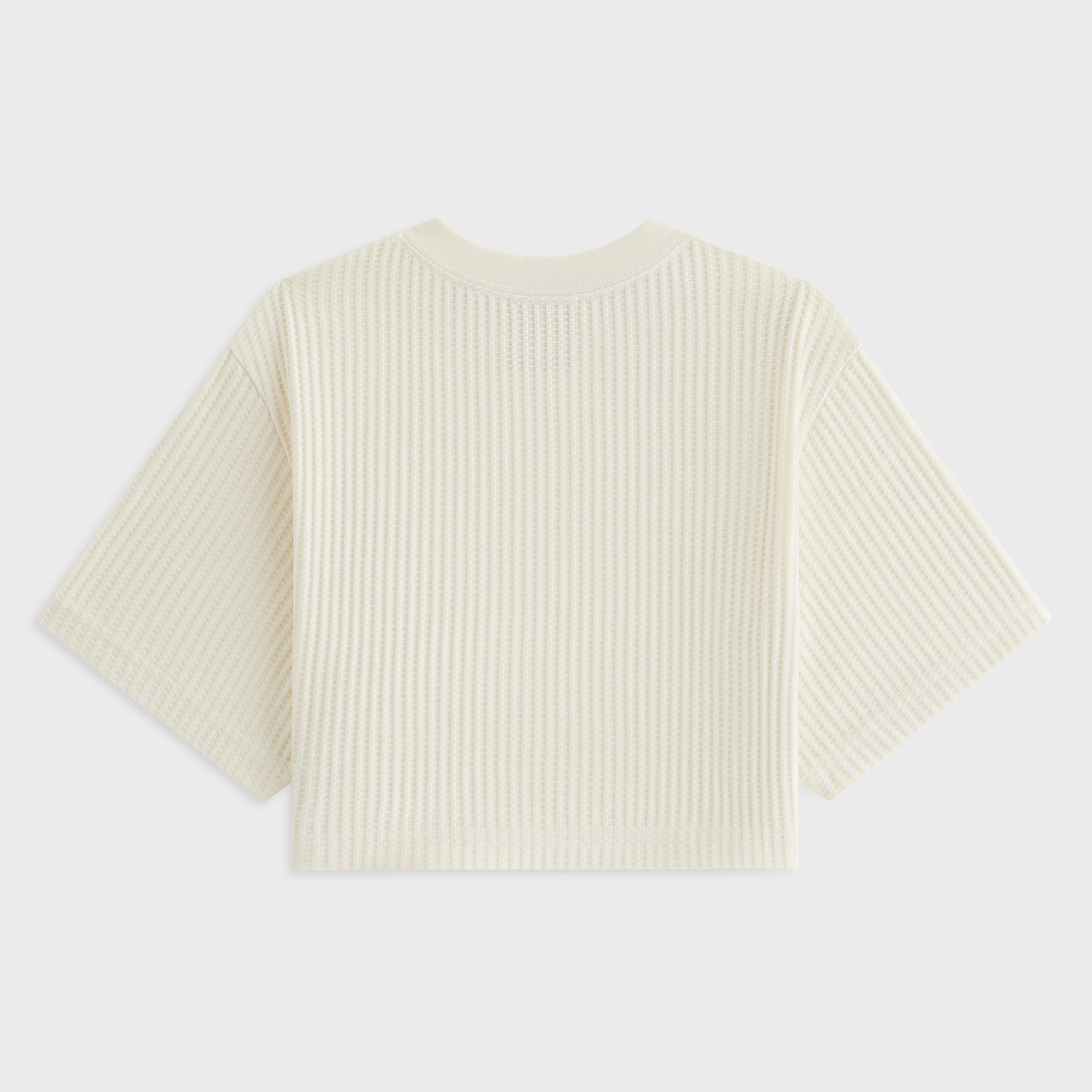 Kith Women Fei Waffle Cropped Tee - Sandrift