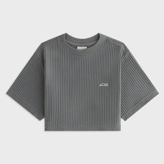 Kith Women Fei Waffle Cropped Tee - Island
