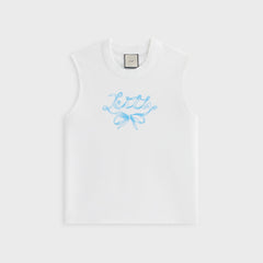 Kith Women Tallen Ribbon Muscle Tank - White