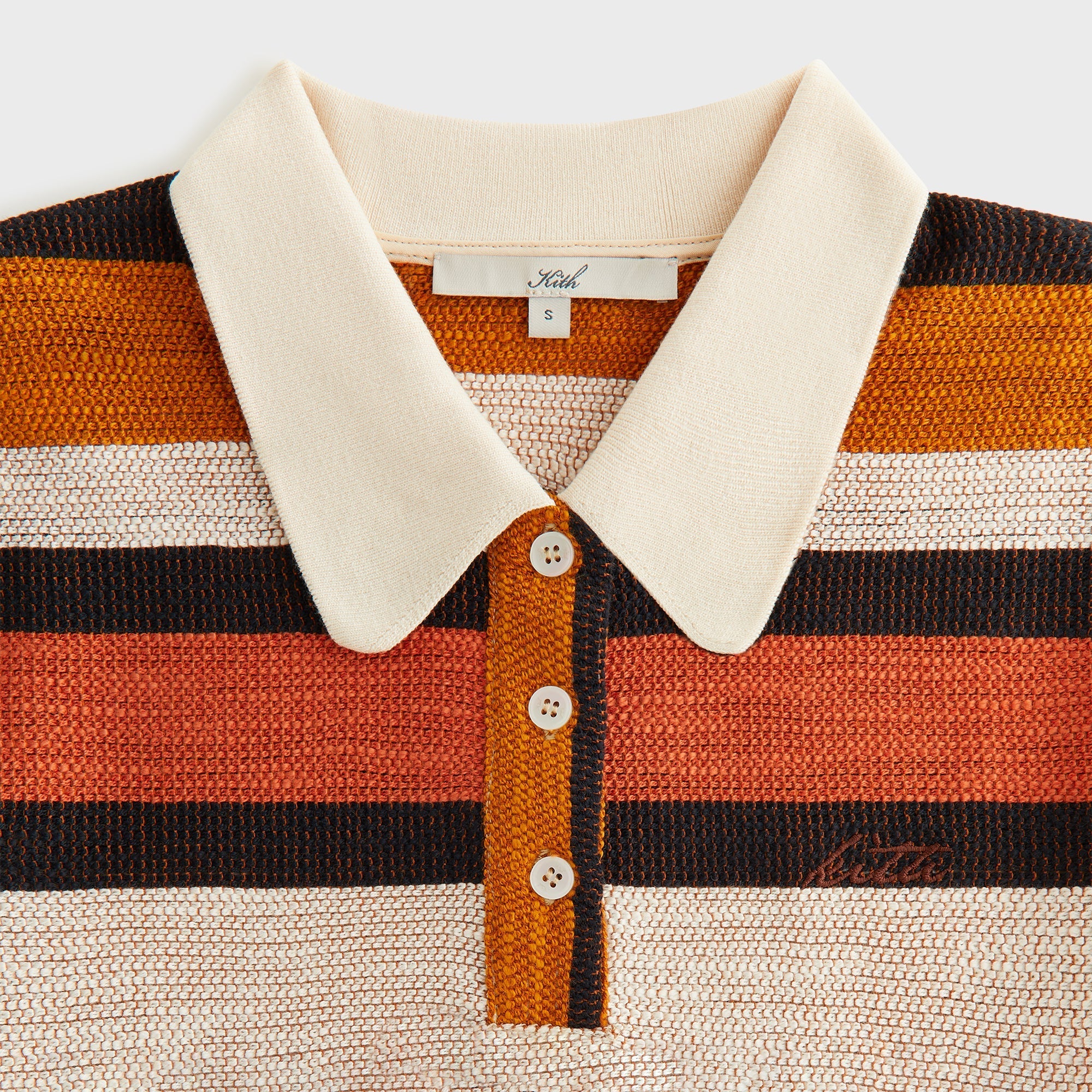 Kith Women Sansa Stripe Shrunken Polo - Flutter